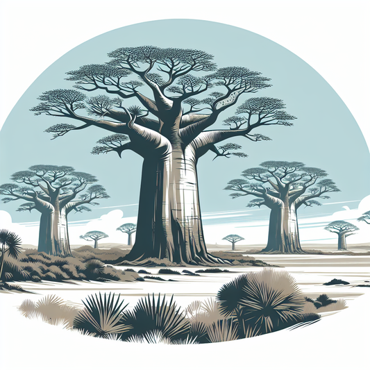 Baobab-Bäume - "Die majestätischen Riesen der Savanne"