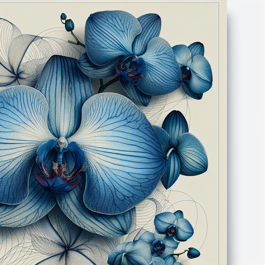 Blaue Orchidee - "Die exotische Schönheit: Entdecke die blauen Orchideen der Welt"