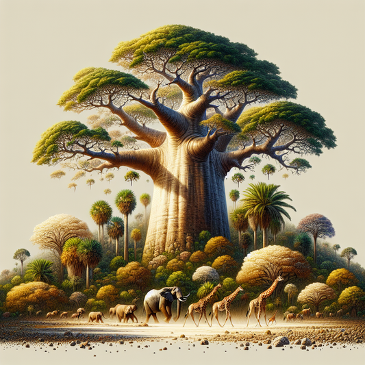 Baobab-Baum - Der Gigant der Savanne.