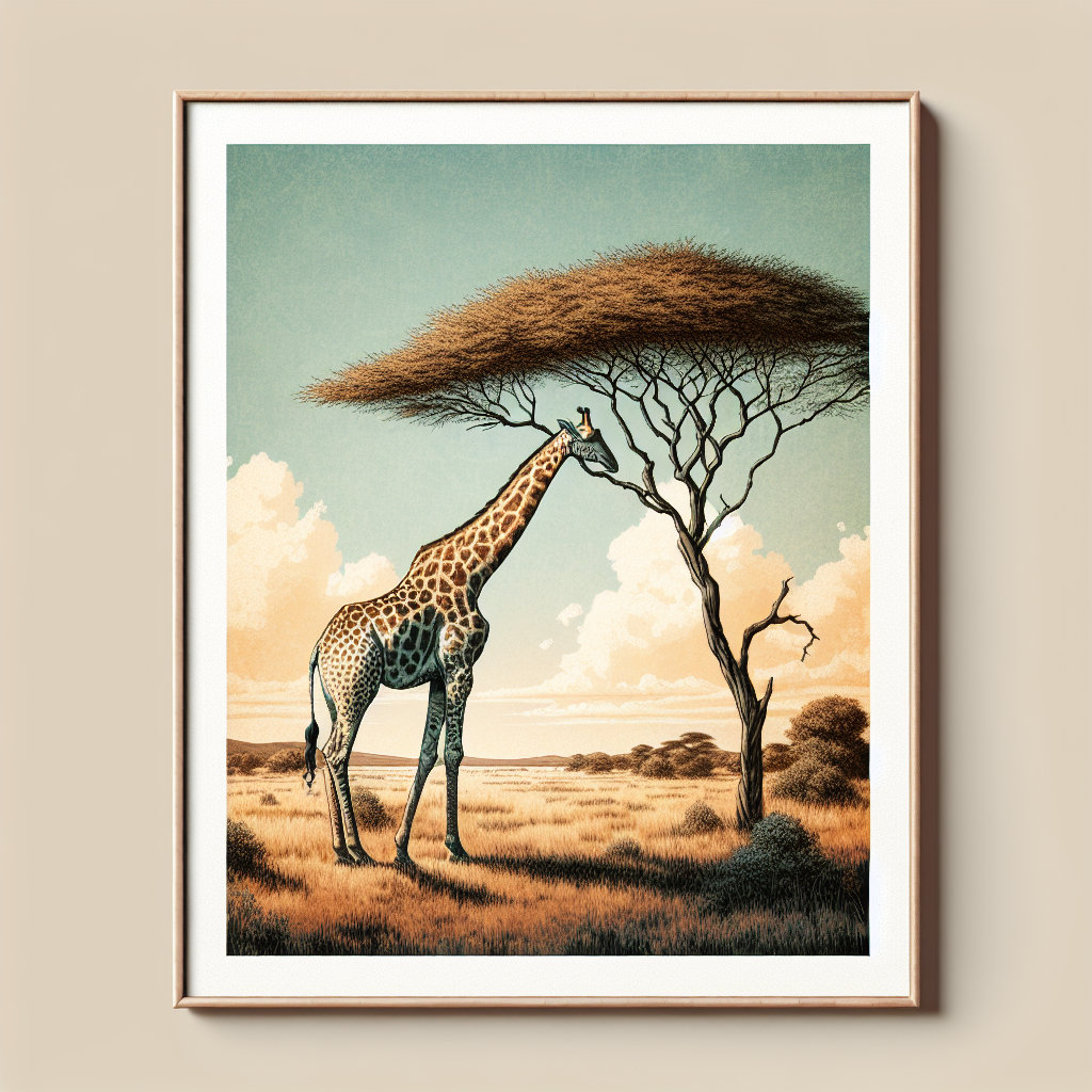 Giraffe - "Grazile Riesen der Savanne"