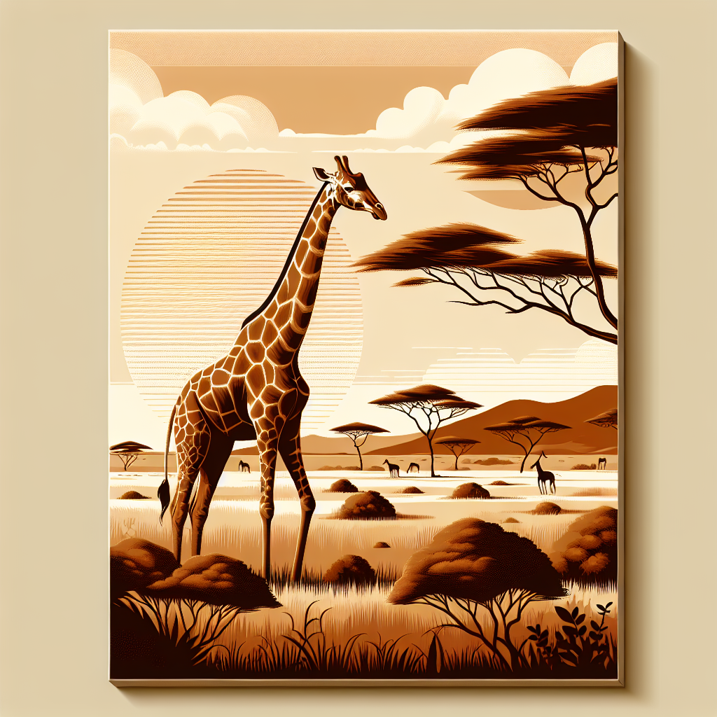 Giraffe - "Der sanfte Riese der Savanne"