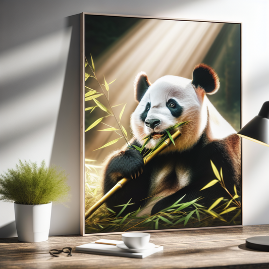 Panda - "Bamboo loving bear: The giant panda"