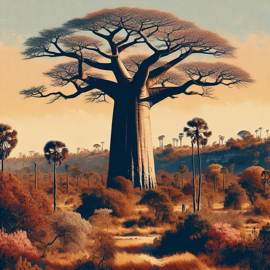 Baobab-Baum - "Der majestätische Riese der Savanne"