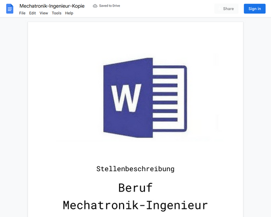 Stellenbeschreibung-Mechatronik-Ingenieur