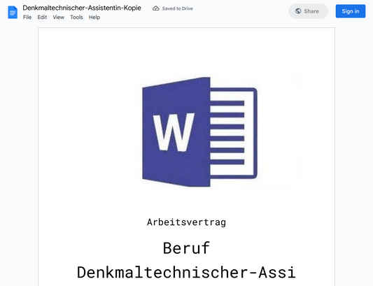 Arbeitsvertrag-Denkmaltechnischer-Assistentin