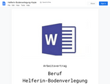 Arbeitsvertrag-Helferin-Bodenverlegung