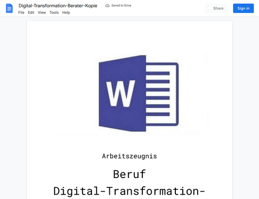 Arbeitszeugnis-Digital-Transformation-Berater