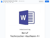 Arbeitsvertrag-Technischer-Kaufmann-Frau