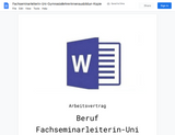 Arbeitsvertrag-Fachseminarleiterin-Uni-Gymnasiallehrerinnenausbildun