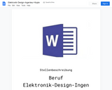 Stellenbeschreibung-Elektronik-Design-Ingenieur