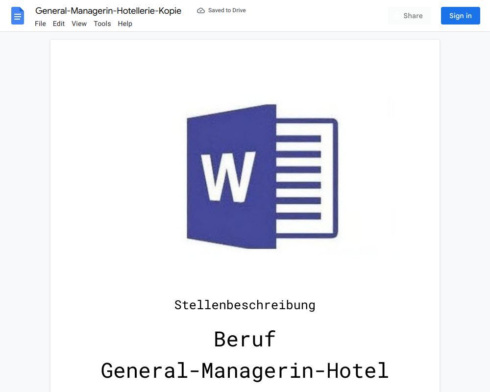 Stellenbeschreibung-General-Managerin-Hotellerie