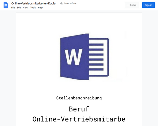 Stellenbeschreibung-Online-Vertriebsmitarbeiter