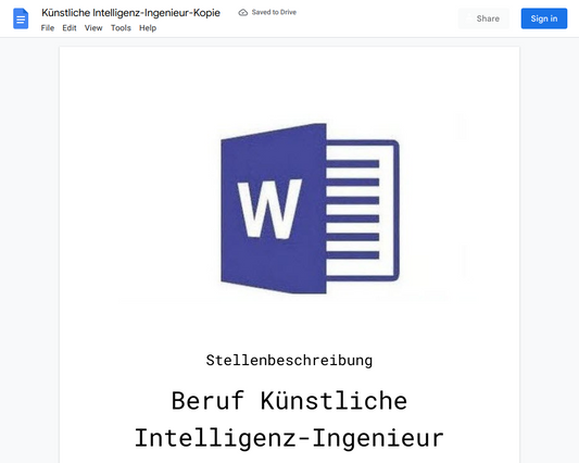 Stellenbeschreibung-Künstliche Intelligenz-Ingenieur